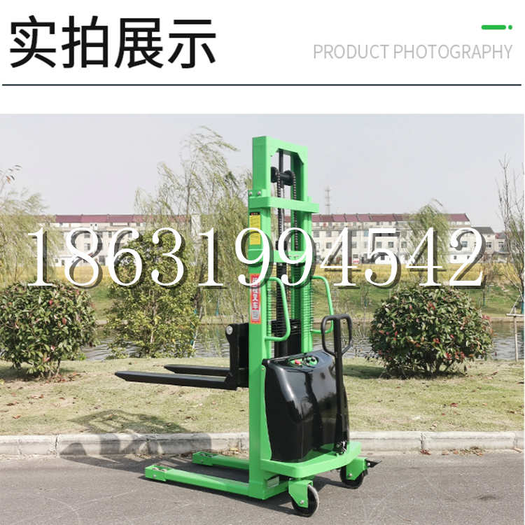 索县电动叉车堆高车液压铲车电瓶1吨2吨站驾步行式小型全自动叉车